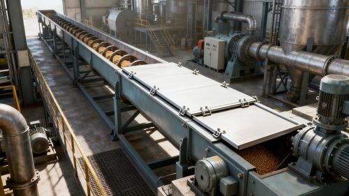 ফিড মিলে ইউ-আকৃতির স্ক্রু কনভেয়ারের দক্ষ প্রয়োগ