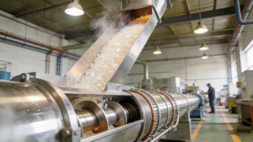 উচ্চ-তাপমাত্রার প্লাস্টিক পেলেট শীতলীকরণ এবং পরিবহনের জন্য সমন্বিত সমাধান