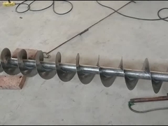 কনভেয়র জন্য স্টেইনলেস স্টীল আউজার স্ক্রু অবিচ্ছিন্ন ফ্লাইট আউজার উত্পাদন সম্পূর্ণ অর্থ প্রদান