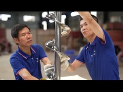 U আকৃতির স্ল্যাড পাইপ স্ক্রু কনভেয়র গ্রানুলস এবং শস্য খাওয়ানোর জন্য