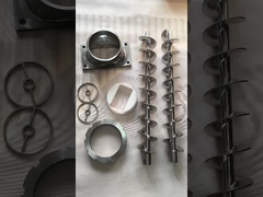 Auger স্টেইনলেস স্টীল ফিডসক্রু কারখানা ব্যারেল কৃমি হার্ড স্টীল ফিডসক্রু