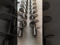 অনুভূমিক বসন্ত স্টেইনলেস স্টীল Auger স্ক্রু উচ্চ নির্ভুলতা নমনীয় স্ক্রু কনভেয়র জন্য