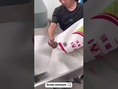 রাসায়নিক শিল্পের জন্য স্টেইনলেস স্টীল নমনীয় নমনীয় স্ক্রু কনভেয়র