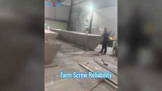 টেকসই ফার্ম এক্সট্রুডার স্ক্রু দীর্ঘ জীবন