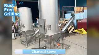 কাস্টম 304 স্টেইনলেস স্টীল কাঠকয়লা গ্রিল জারা-প্রতিরোধী, জারণ-প্রতিরোধী, উচ্চ-তাপমাত্রা