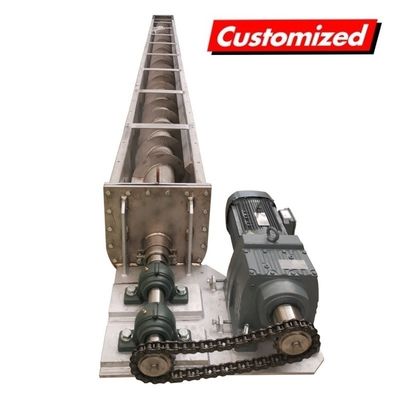 ভালো দাম কাস্টমাইজড মাত্রা সহ স্টেইনলেস স্টিলের তাপ প্রতিরোধী ইউ আকৃতির স্ক্রু অগার পরিবাহক অনলাইন