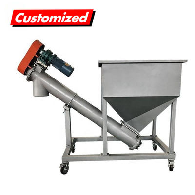 ভালো দাম পাওয়ার প্ল্যান্ট এবং শস্য পরিবহনের জন্য কাস্টমাইজযোগ্য স্টেইনলেস স্টিল তাপ প্রতিরোধী স্ক্রু অগার ফিডার অনলাইন