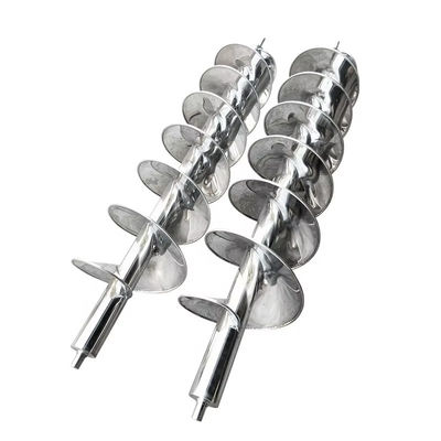 ভালো দাম শিল্প অ্যাপ্লিকেশনের জন্য কাস্টম স্টেইনলেস স্টীল তাপ প্রতিরোধী shaftless স্ক্রু কনভেয়র Auger অনলাইন