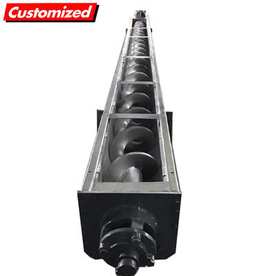 কেনা পরিবেশ সুরক্ষা অ্যাপ্লিকেশনের জন্য OEM কাস্টম স্ক্রু অগার কনভেয়র অনলাইনে উৎপাদন