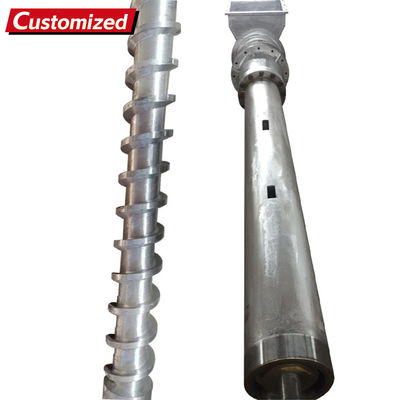 ভালো দাম কাস্টমাইজড মাইক্রো পুনর্ব্যবহৃত প্লাস্টিকের স্ক্রু এক্সট্রুডার, একক-স্ক্রু ব্যারেল হাতা, পিভিসি প্লাস্টিকের এক্সট্রুডারের জন্য উপযুক্ত স্টেইনলেস স্টিল প্লাস্টিক এক্সট্রুডার একক স্ক্রু ব্যারেল অনলাইন