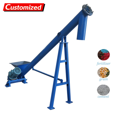 ভালো দাম custom Automatic Cement Powder Inclined Auger Screw Conveyor Feeder  Cement Screw Portable Conveyor for Truck Unloading অনলাইন