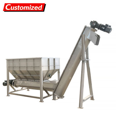 ভালো দাম বড় ভলিউম উপাদান ট্রান্সমিশন এবং পণ্য পরিবহন জন্য কাস্টমাইজড Helical Shaftless স্ক্রু কনভেয়র অনলাইন