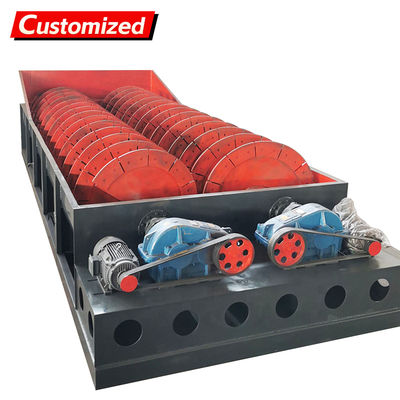 ভালো দাম Industrial Double-Spiral Screw Classifier Sand Washing Machine for Fine Sand Gravel Grit Silica Washing অনলাইন