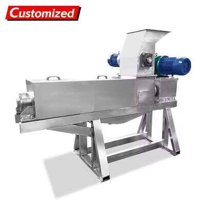 ভালো দাম Custom Food Processing Machinery Coconut Meat Juicer Combination Hammer Mill and Extruder for Fruit and Root Vegetable Processing Juicer অনলাইন