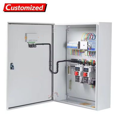 ভালো দাম 220V/380V পাওয়ার ডিস্ট্রিবিউশন ক্যাবিনেটের জন্য থ্রি-ফেজ ফোর-ওয়্যার ডিজাইনের সাথে ওয়াটারপ্রুফ পাম্প কন্ট্রোল বক্স অনলাইন
