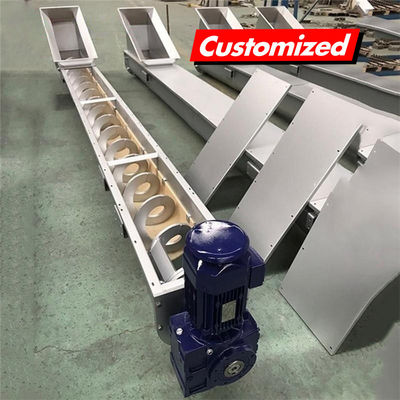 ভালো দাম কাস্টম স্পাইরাল ব্যাসার্ধ স্টেইনলেস স্টীল তাপ প্রতিরোধী ইউ টাইপ স্ক্রু Auger কনভেয়র অনলাইন