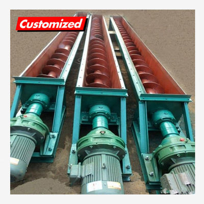 ভালো দাম শস্য ও গুঁড়ো পরিবহনের জন্য কাস্টমাইজড তাপ প্রতিরোধী উচ্চ দক্ষতা স্ক্রু অগার কনভেয়র অনলাইন