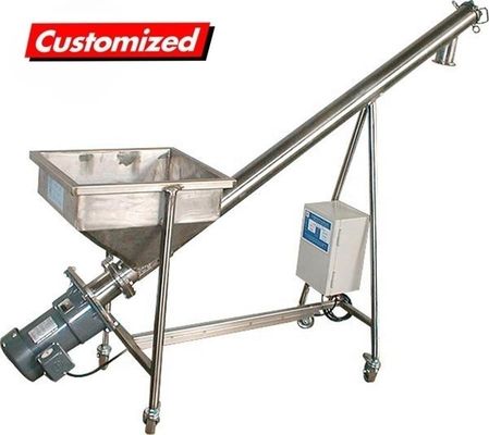 ভালো দাম কাস্টমাইজযোগ্য স্টেইনলেস স্টীল তাপ প্রতিরোধী হপার স্ক্রু ফিডার এবং Auger কনভেয়র অনলাইন