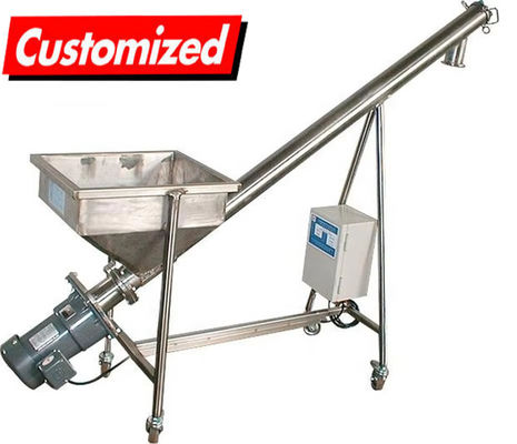 ভালো দাম কাস্টমাইজড উপাদান স্থানান্তর জন্য স্টেইনলেস স্টীল তাপ প্রতিরোধী নমনীয় স্ক্রু Auger কনভেয়র অনলাইন