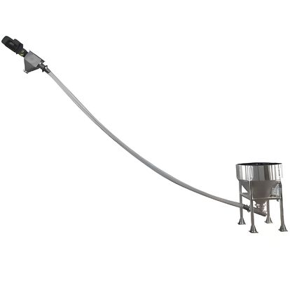 ভালো দাম বাল্ক শস্য লোডিং জন্য কাস্টমাইজযোগ্য উচ্চ দক্ষতা স্টেইনলেস স্টীল 304 নমনীয় স্ক্রু কনভেয়র অনলাইন