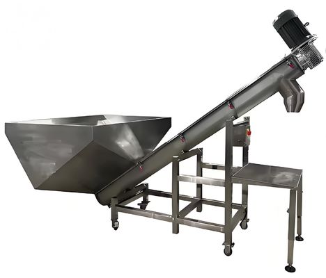 ভালো দাম স্টেইনলেস স্টীল উচ্চ দক্ষতা ক্ষয় প্রতিরোধী স্ক্রু Auger ফিডার জন্য স্পিরাল বরফ কনভেয়র অনলাইন