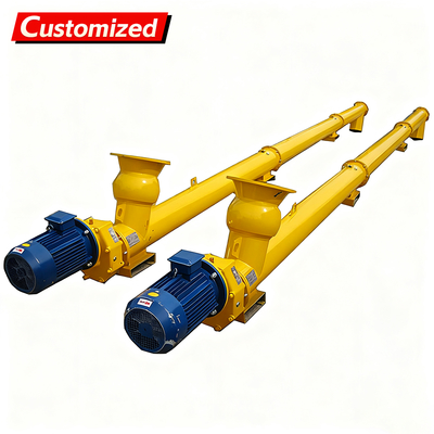 ভালো দাম Custom Auger Conveyor Systems Cement silo discharge Manufacturer Automatic Cement Powder Inclined Auger Screw Conveyor Feeder অনলাইন