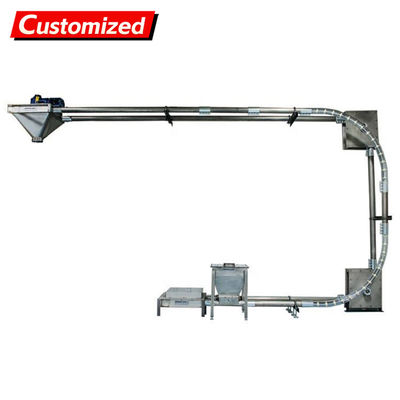 ভালো দাম Custom Stainless Steel Tube Chain Conveyor for Stable Transport of Steel Drag Chain Conveyors Explosion-proof and airtight design (Suitable for Powdered Sugar) অনলাইন