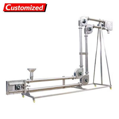 ভালো দাম Fully Enclosed Pipeline Chain Conveyor Achieves Dust-Free Powder Transport Industrial-Grade Powder Zero-Leakage Environmental Equipment Supports OEM অনলাইন