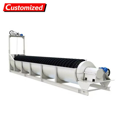 ভালো দাম কাস্টমাইজড শিল্প খনিজ নদী সিলিকা বালি নদী বালি স্পাইরাল ওয়াশিং মেশিন LX765 নির্মাণ, মহাসড়ক, জলবিদ্যুৎ কেন্দ্র, বালি এবং শিলা উদ্ভিদ জন্য কম বিনিয়োগ ওয়াশিং মেশিন অনলাইন