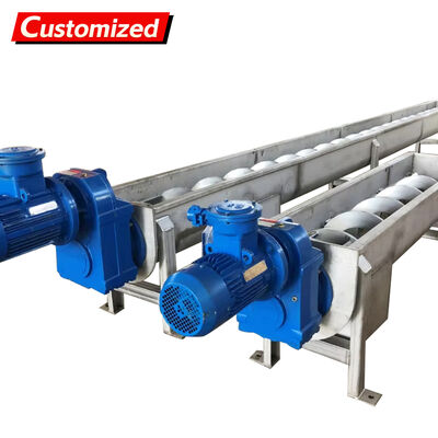 ভালো দাম Customized Screw Conveyor Automatic Shaftless Screw Conveyor Tubular Winch Integrated Sludge Conveying and Filter Pressing Equipment For Transporting Sludge Powder and Granular Raw Materials অনলাইন