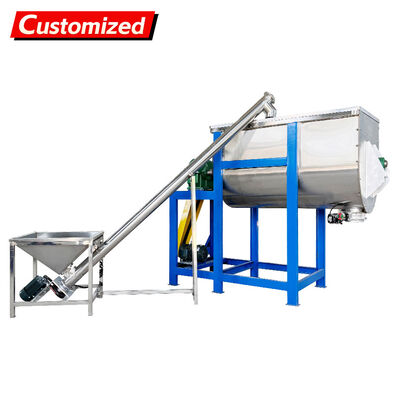 ভালো দাম Custom Screw Conveyor U-Shaped Twin-Screw Mixer with Rotating Blades for Food, Chemical, Pharmaceutical, and Construction Materials Industries অনলাইন