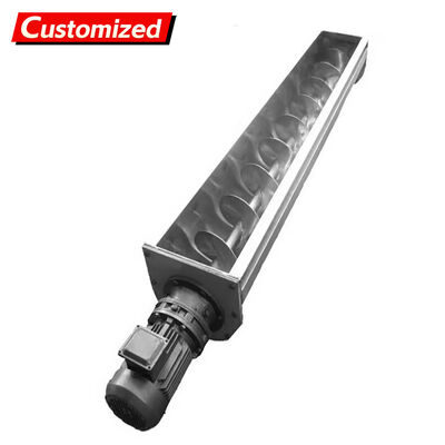 ভালো দাম কাস্টম স্টেইনলেস স্টিল স্ক্রু কনভেয়র শ্যাফ্টলেস/শ্যাফটেড/টুইন-শ্যাফ্ট প্রকার গ্রানুলার/পাউডারযুক্ত উপকরণগুলির জন্য ক্ষয়-প্রতিরোধী মাইনিং স্ক্রু কনভেয়র অনলাইন