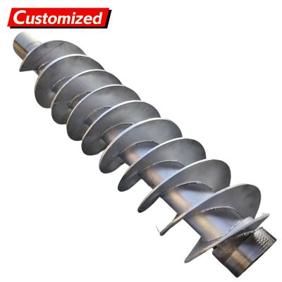 ভালো দাম স্টেইনলেস স্টীল এবং কার্বন স্টীল স্ক্রু কনভেয়র ব্লেডগুলি স্ক্রু কনভেয়র উপাদানগুলির জন্য শ্যাফ্ট / শ্যাফ্টবিহীন ডিজাইন সহ শক্তি এবং খনির, কৃষি, নির্মাণ কাজ অনলাইন