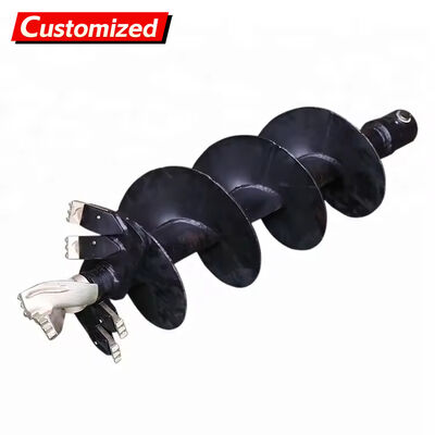 ভালো দাম ট্রাক্টর-মাউন্টেড ড্রিলিংয়ের জন্য মরিচা-প্রতিরোধী উচ্চ টেনসাইল শক্তি সহ নমনীয় ডিজাইনের আর্থ অগার, শক্ত এবং জমাট বাঁধা মাটিতে অনলাইন